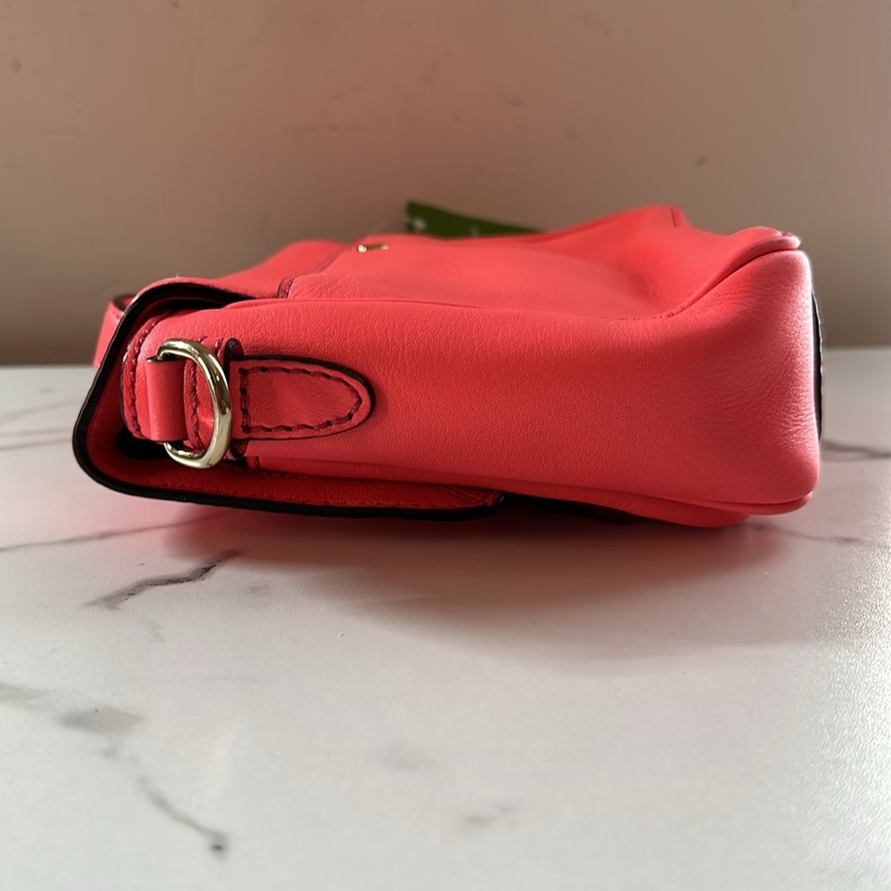 New- Lola Avenue “Lia” Kate Spade bright color Satchel with Gold-Tone Accents - Picture 15 of 17